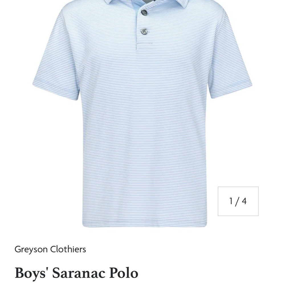 NWT Greyson Youth Polo